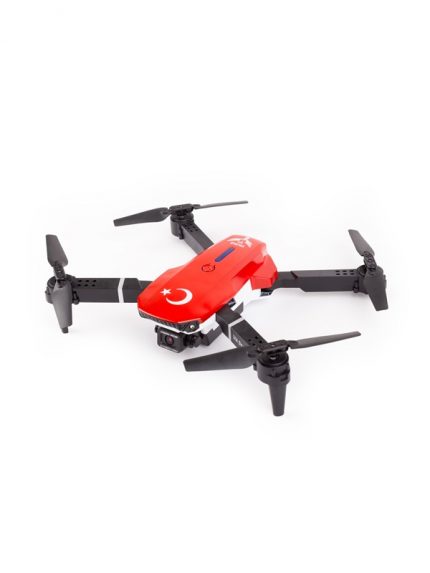 İlk Dronum, Katlanır Çift Kameralı Tek Tuşla Iniş Kalkış Başlangıç Drone Modeli | 2 Yıl Garantili