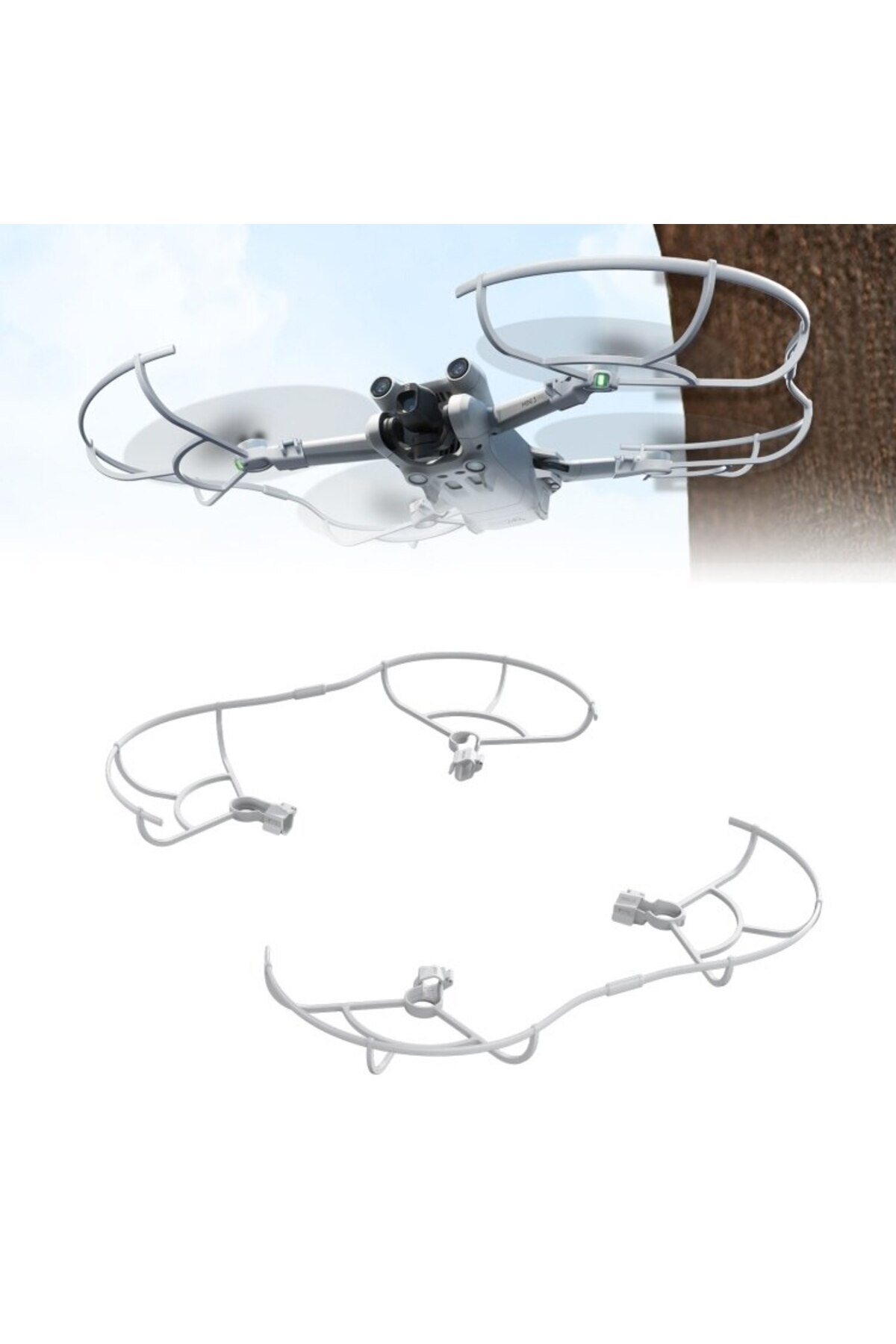 Djı Mini 4 Pro Rc Drone Landing Dişli Abs Pervane Koruyucusu Koruyucu