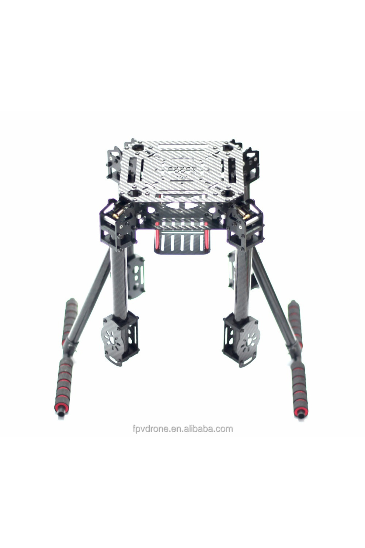 ZD680 680mm karbon Fiber drone iskeleti kiti ile karbon fiber landing skid